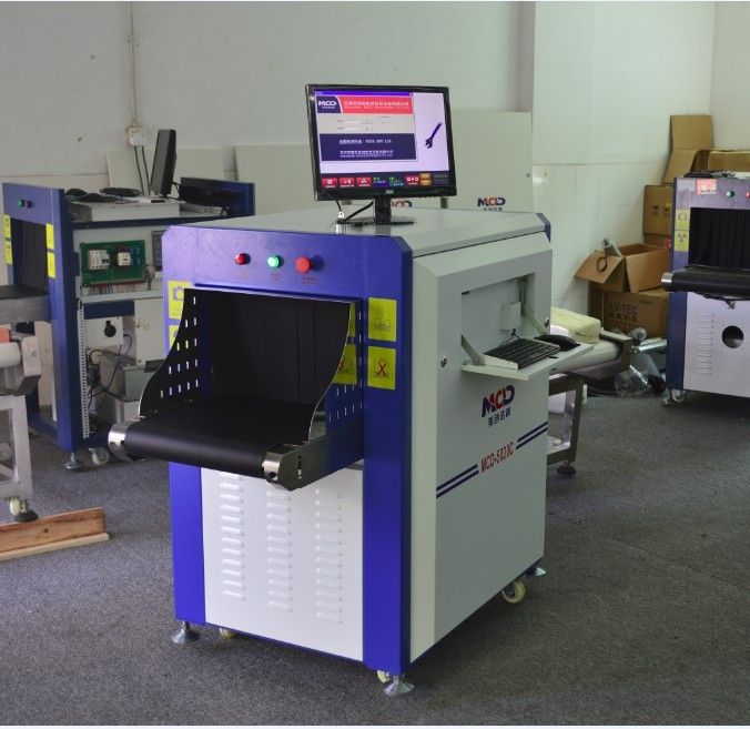 Haute machine sensible d'inspection de X Ray, scanner de bagage d'acier de 0.22m/s 34mm
